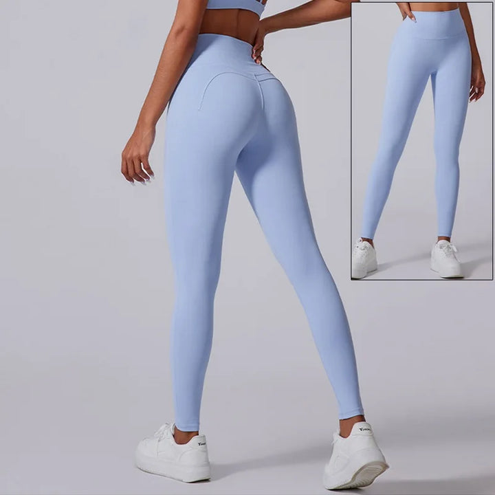 Translation missing: en.Yoga Leggings – Fitted leg. Soft, Sculpting High-Waist Pants for Yoga, Pilates &amp; Everyday Flow (Copy) - 6 Colours Available