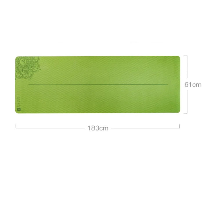 Translation missing: en.TPE Yoga Mat – 6mm Non-Slip Yoga and Fitness Mat.  Available in 6 colours