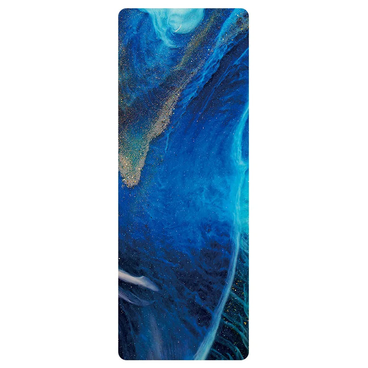Translation missing: en.Printed Suede Yoga Mat 1.5mm – Non-Slip, Moisture-Absorbing, Lightweight. 12 Designs available