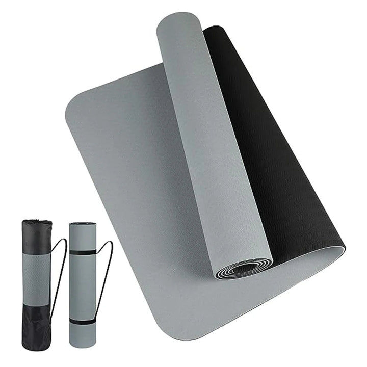 Translation missing: en.Yoga Mat Eco-Friendly TPE  – 5mm, Dual Colour, Non-Slip Yoga and Pilates Mat 180 x 57cm. Available in 7 colours