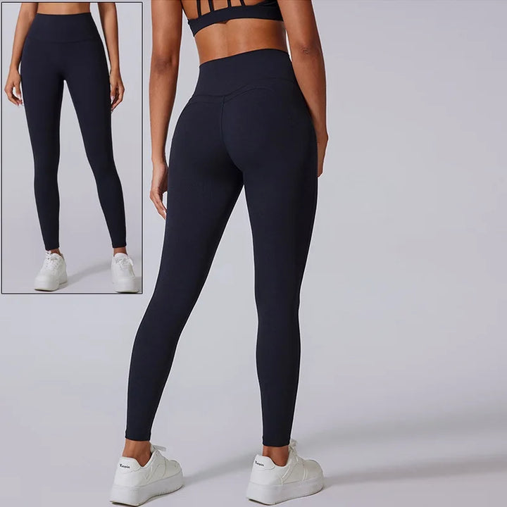 Translation missing: en.Yoga Leggings – Fitted leg. Soft, Sculpting High-Waist Pants for Yoga, Pilates &amp; Everyday Flow (Copy) - 6 Colours Available