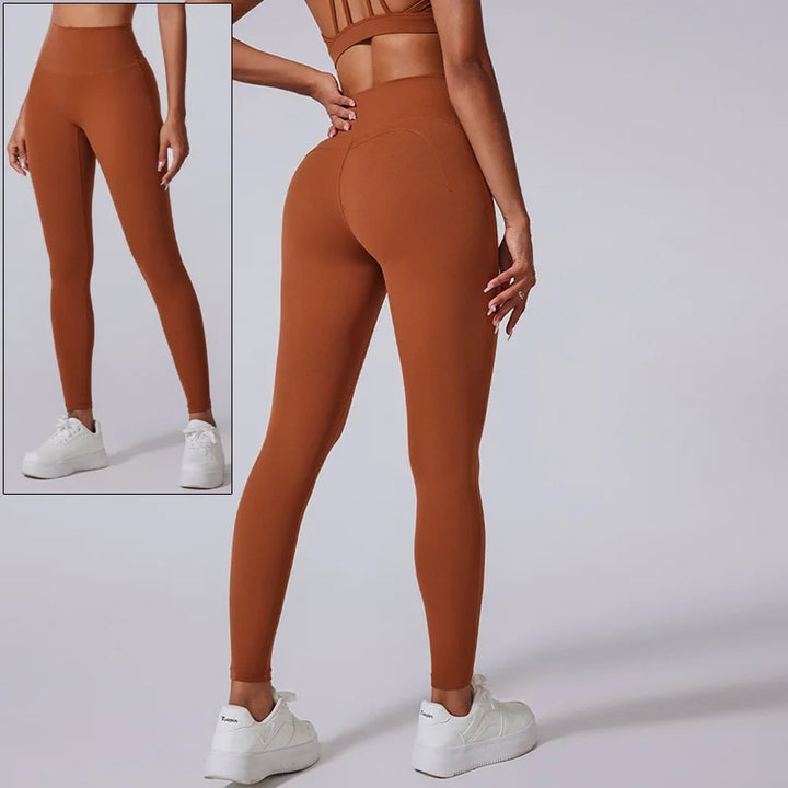 Translation missing: en.Yoga Leggings – Fitted leg. Soft, Sculpting High-Waist Pants for Yoga, Pilates &amp; Everyday Flow (Copy) - 6 Colours Available