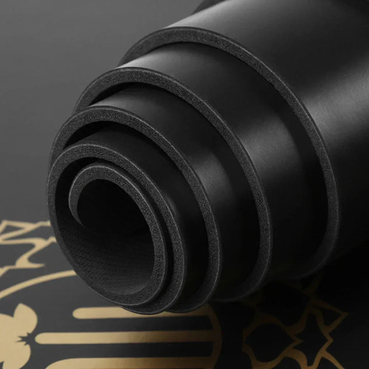 Translation missing: en.Mandala Flow Yoga Mat – 5mm Non-Slip, Extra-Wide Natural Rubber Mat with Alignment Support. Available in 3 Designs. Limited Stock