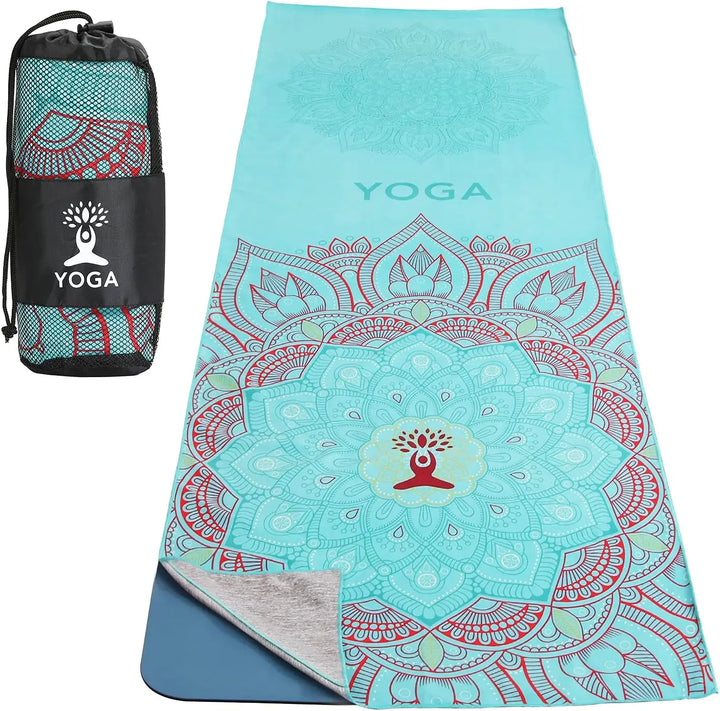 Translation missing: en.Yoga Towel – Non-Slip, Moisture-Wicking &amp; Quick-Dry with Secure Corner Pockets