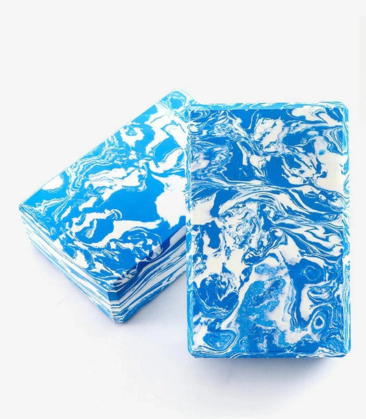 Translation missing: en.Essential Yoga Block – Supportive Pilates Brick for Yoga, Stretching &amp; Mindful Movement. Available in 4 Marbled colours