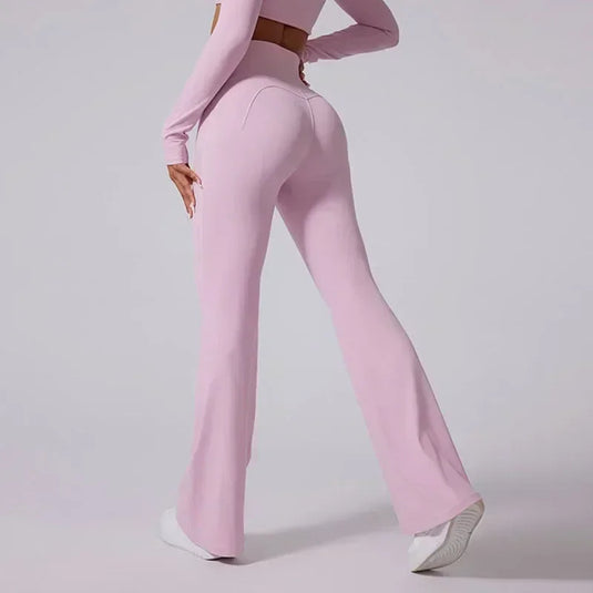 Translation missing: en.Yoga Pants Flared – Soft, Sculpting High-Waist Pants for Yoga, Pilates &amp; Everyday Flow. - 6 Colours Available