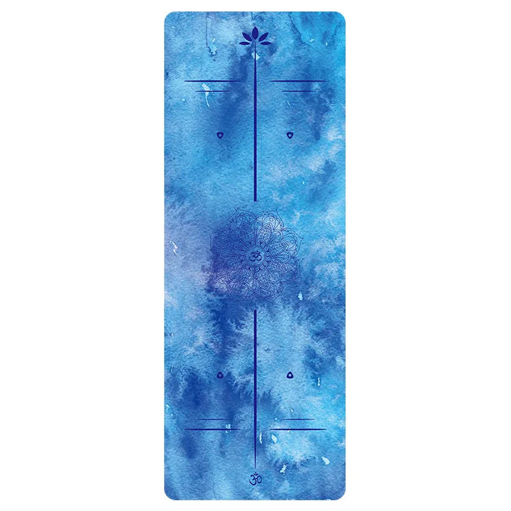 Translation missing: en.Printed Suede Yoga Mat 1.5mm – Non-Slip, Moisture-Absorbing, Lightweight. 12 Designs available