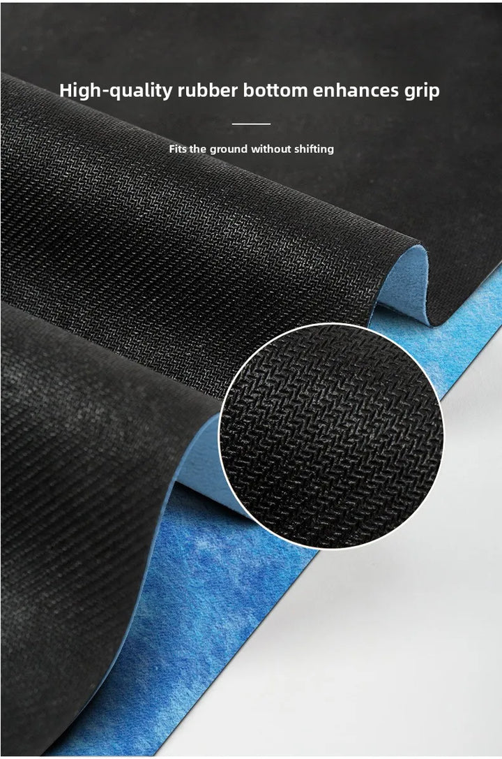 Translation missing: en.Printed Suede Yoga Mat 1.5mm – Non-Slip, Moisture-Absorbing, Lightweight. 12 Designs available