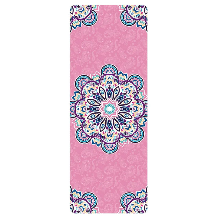 Translation missing: en.Printed Suede Yoga Mat 1.5mm – Non-Slip, Moisture-Absorbing, Lightweight. 12 Designs available
