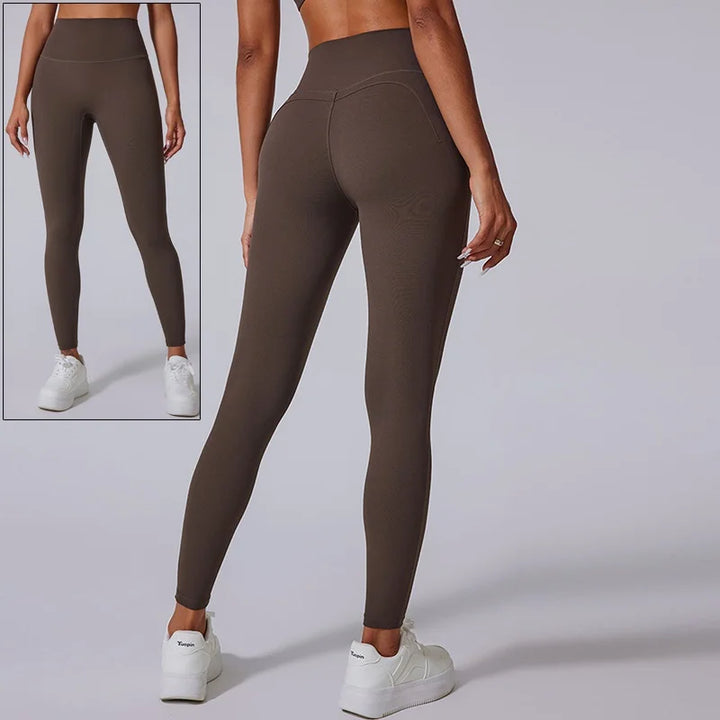 Translation missing: en.Yoga Leggings – Fitted leg. Soft, Sculpting High-Waist Pants for Yoga, Pilates &amp; Everyday Flow (Copy) - 6 Colours Available