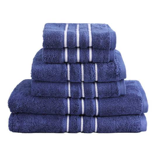Translation missing: en.6 Pack Bath Towels Set Cotton Towel Navy