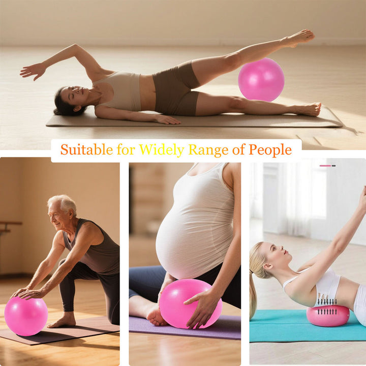 Translation missing: en.Pilates Ring Kit – Pilates 14" Magic Circle, 9" Mini Exercise Ball for Inner Thighs, Arms &amp; Core Toning – Home Pilates Fitness Ring Workout Set for Women Beginner Starter kit