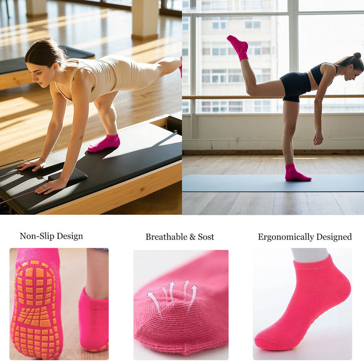 Translation missing: en.Pilates Ring Kit – Pilates 14" Magic Circle, 9" Mini Exercise Ball for Inner Thighs, Arms &amp; Core Toning – Home Pilates Fitness Ring Workout Set for Women Beginner Starter kit