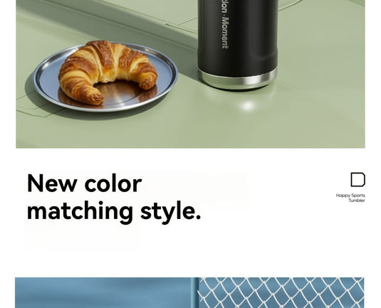 Translation missing: en.Black insulated water bottle, sports bottle 1000ml, 316 stainless steel bottle, one-click water bottle, gym water bottle Australia, BPA-free bottle, vacuum insulated, leak-proof water bottle