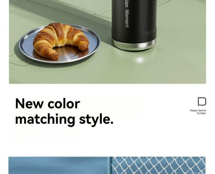 Translation missing: en.Black insulated water bottle, sports bottle 1000ml, 316 stainless steel bottle, one-click water bottle, gym water bottle Australia, BPA-free bottle, vacuum insulated, leak-proof water bottle