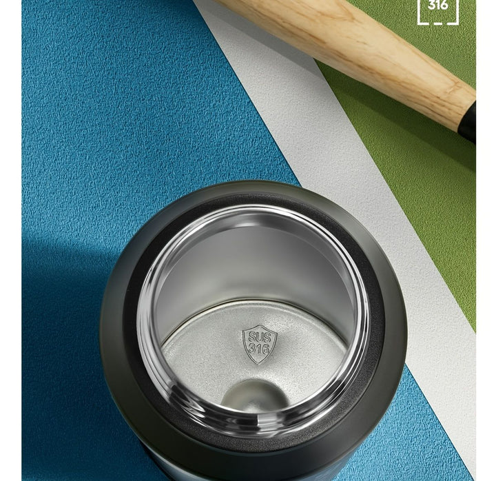 Translation missing: en.Black insulated water bottle, sports bottle 1000ml, 316 stainless steel bottle, one-click water bottle, gym water bottle Australia, BPA-free bottle, vacuum insulated, leak-proof water bottle