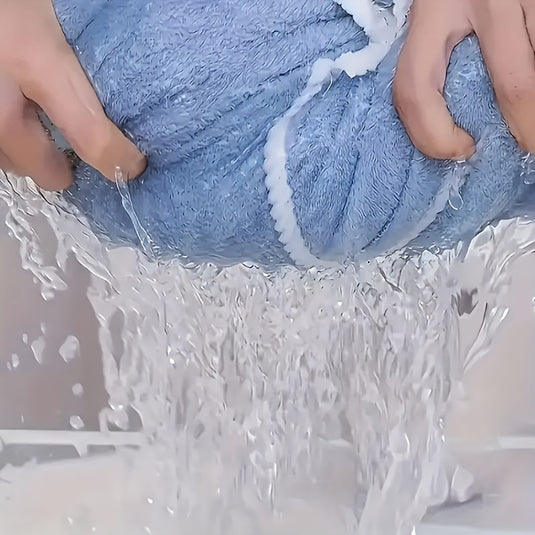 Translation missing: en.1-Piece Bath Towel with Pocket, Wearable Bath Towel, Bathroom Shower Supply, Can be Used as Robe, Nightgown, Sexy Strap Dress, Blanket, Indoor/Outdoor Fitness Sauna Shawl, Easy to Carry, Machine Washable（blue）