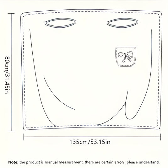 Translation missing: en.1-Piece Bath Towel with Pocket, Wearable Bath Towel, Bathroom Shower Supply, Can be Used as Robe, Nightgown, Sexy Strap Dress, Blanket, Indoor/Outdoor Fitness Sauna Shawl, Easy to Carry, Machine Washable（ khaki）
