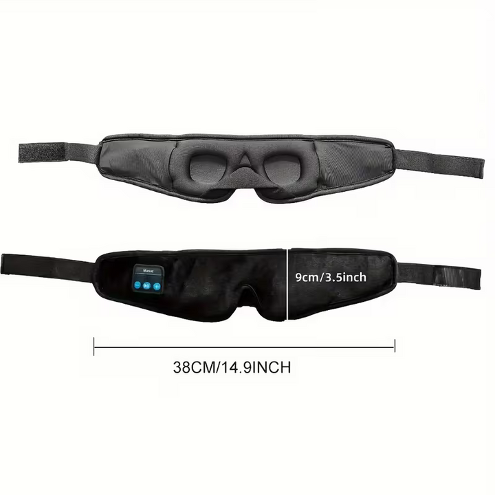 Translation missing: en.1 3D wireless sleep mask with 5.2BT headphones, the best sleep mask, Type-C charging cable built-in, wireless music eye mask, suitable for both men and women, wireless sleep mask, sleep eye mask, travel sleep aid, portable sleep solution, soft ear pads, l