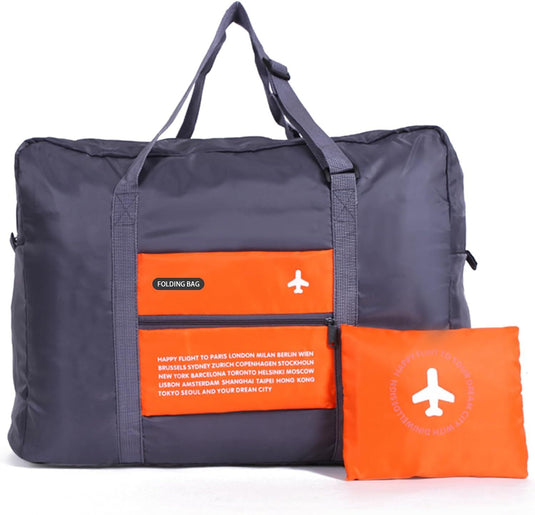 Translation missing: en.Compact Foldable Travel Duffel Bag – Lightweight Carry-On for Weekend Trips, Overnight &amp; Gym Use (Orange) | Other Colors Available In-Store