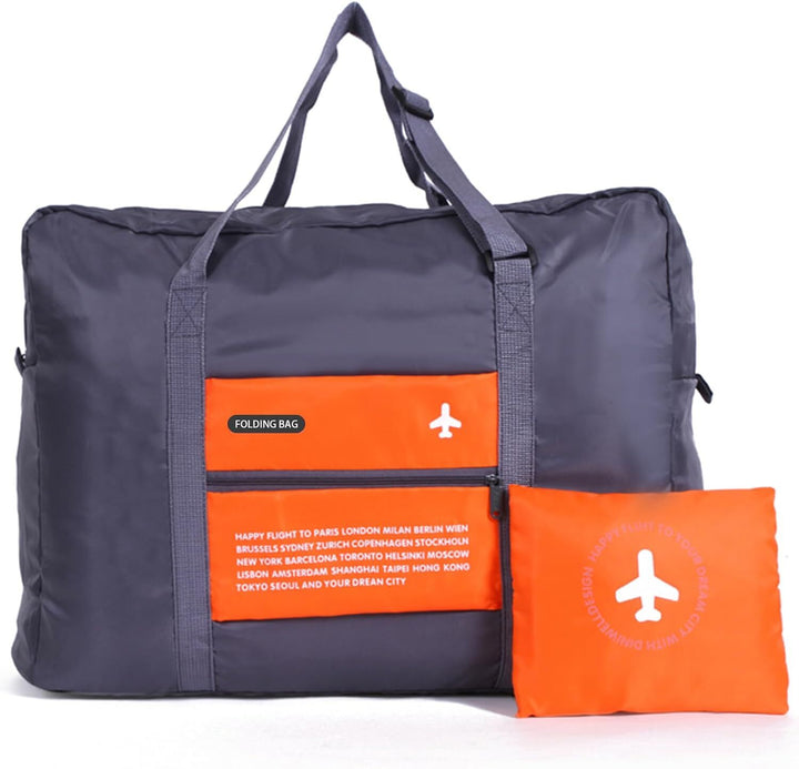 Translation missing: en.Compact Foldable Travel Duffel Bag – Lightweight Carry-On for Weekend Trips, Overnight &amp; Gym Use (Orange) | Other Colors Available In-Store