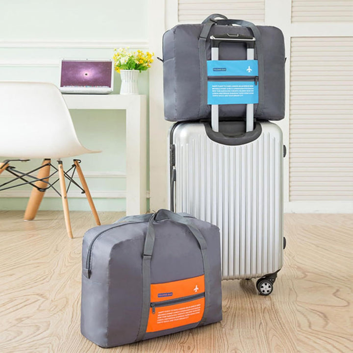 Translation missing: en.Compact Foldable Travel Duffel Bag – Lightweight Carry-On for Weekend Trips, Overnight &amp; Gym Use (Orange) | Other Colors Available In-Store