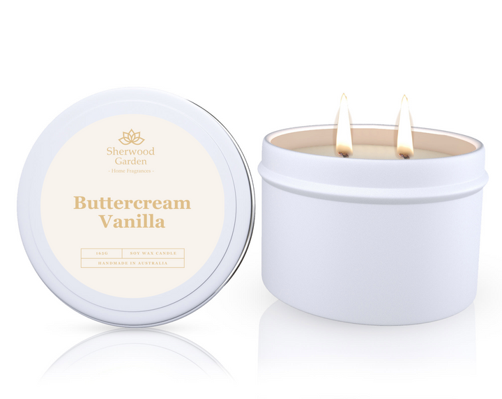 Translation missing: en.Buttercream Vanilla Soy Candle Tin 165g