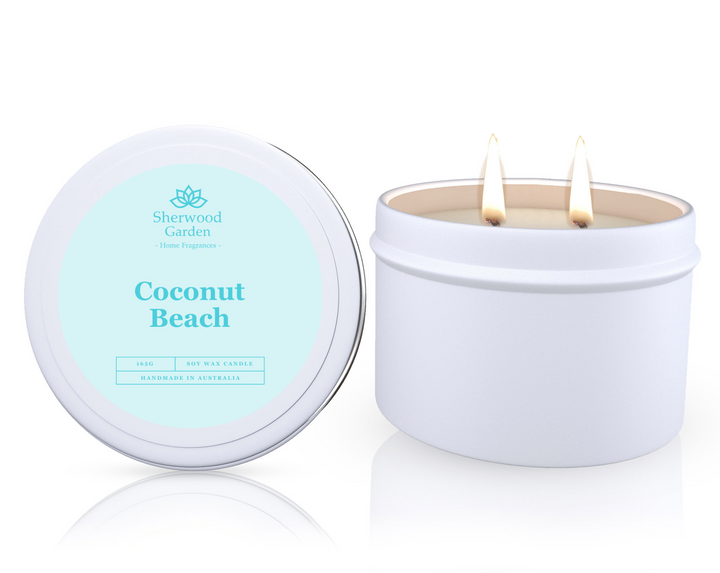 Translation missing: en.Coconut Beach Soy Candle Tin 165g