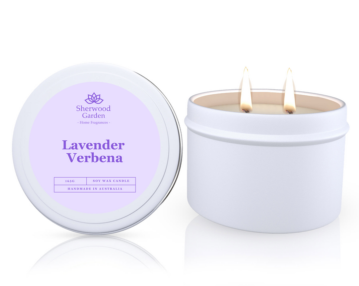 Translation missing: en.Lavender Verbena Soy Candle Tin 165g