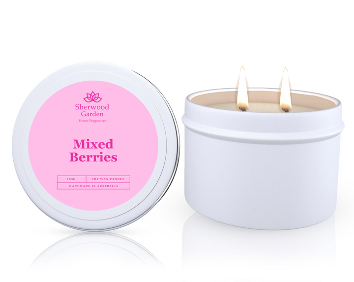 Translation missing: en.Mixed Berries Soy Candle Tin 165g