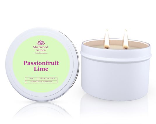 Translation missing: en.Passionfruit Lime Soy Candle Tin 165g