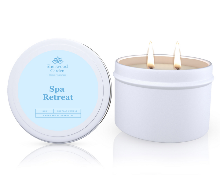 Translation missing: en.Spa Retreat Soy Candle Tin 165g