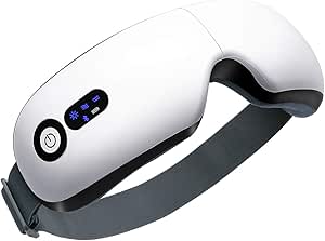Translation missing: en.Eye Massager with Heat, Vibration and Warm Compress, Smart Sleeping Eyes Mask with Bluetooth Can Connect with Phone for Music