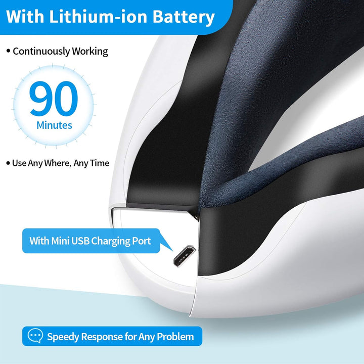 Translation missing: en.Eye Massager with Heat, Vibration and Warm Compress, Smart Sleeping Eyes Mask with Bluetooth Can Connect with Phone for Music