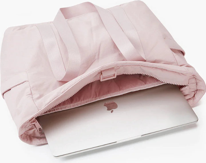 Translation missing: en.Women's Handbags - Zippered Tote Bag - Large Shoulder Bag - School Bag - Crossbody Bag - Laptop Bag - Handbag - Tote Bag - Weekend Bag - Shopping Bag - Beach Bag - Yoga/Fitness/Travel Bag - Pink