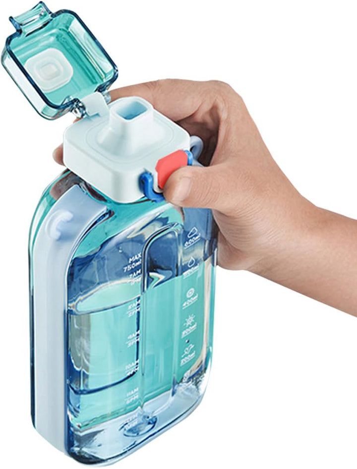 Translation missing: en.Sports Water Bottle - Fitness Water Bottle - Water Bottle - 750ml Leakproof Bottle - Water Bottle - Suitable for travel, picnics, camping, hiking - Blue