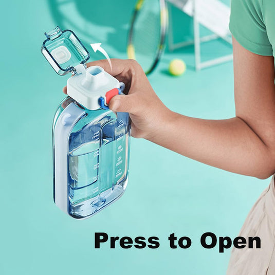 Translation missing: en.Sports Water Bottle - Fitness Water Bottle - Water Bottle - 750ml Leakproof Bottle - Water Bottle - Suitable for travel, picnics, camping, hiking - Blue