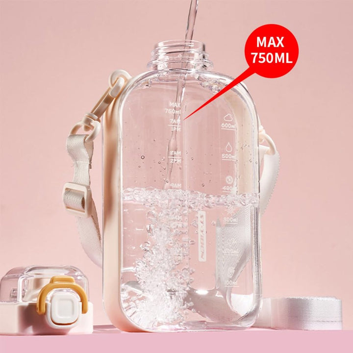 Translation missing: en.Sports Water Bottle - Fitness Water Bottle - Water Bottle - 750ml Leakproof Bottle - Water Bottle - Suitable for travel, picnics, camping, hiking - Blue
