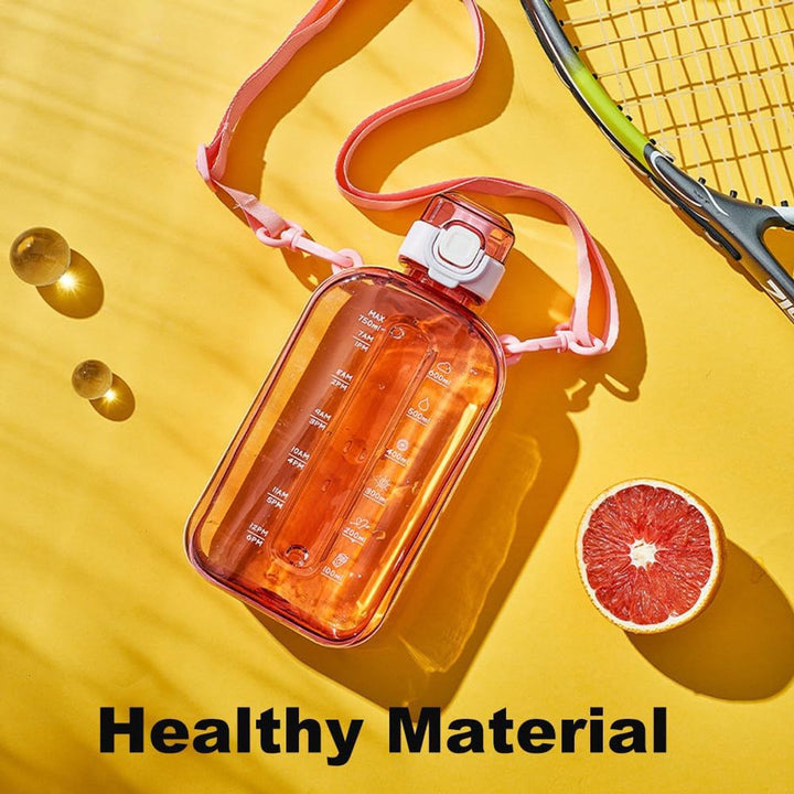 Translation missing: en.Sports Water Bottle - Fitness Water Bottle - Water Bottle - 750ml Leakproof Water Bottle - Water Bottle - Suitable for travel, picnics, camping, hiking - Pink