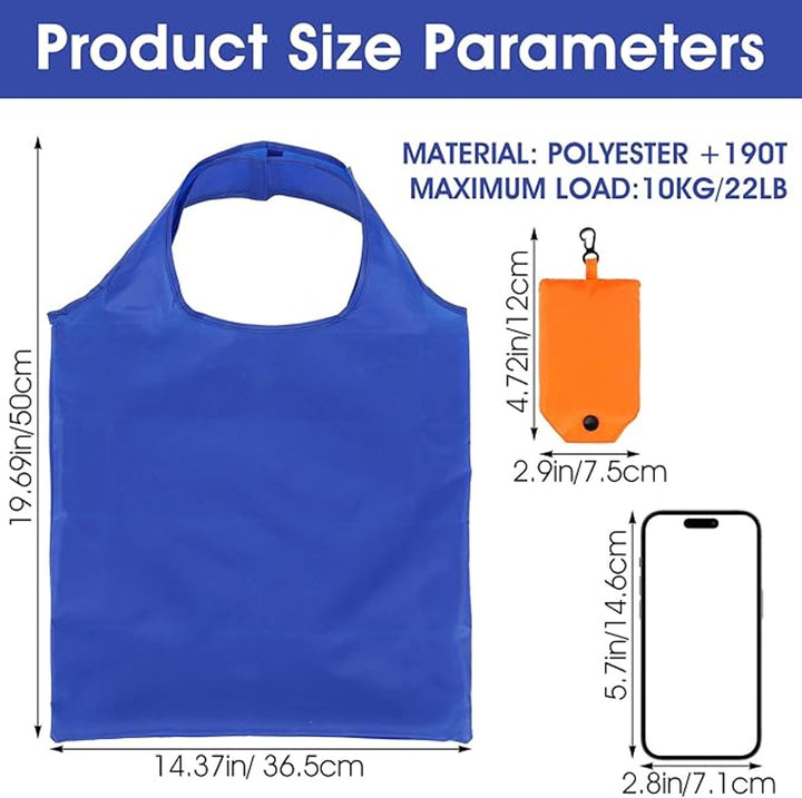 Translation missing: en.Tote bags, shopping bags, foldable shopping bags in sets of two, printed shopping bags, foldable bags with flowers, reusable shopping bags, fabric bags with handles, large shopping bags for travel, etc