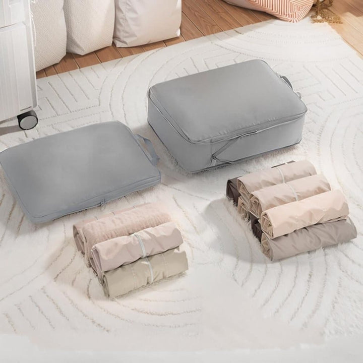 Translation missing: en.6-Piece Waterproof Travel Storage Bags Organizer for Suitcase, Wood, Compatible with Travel and Vacation