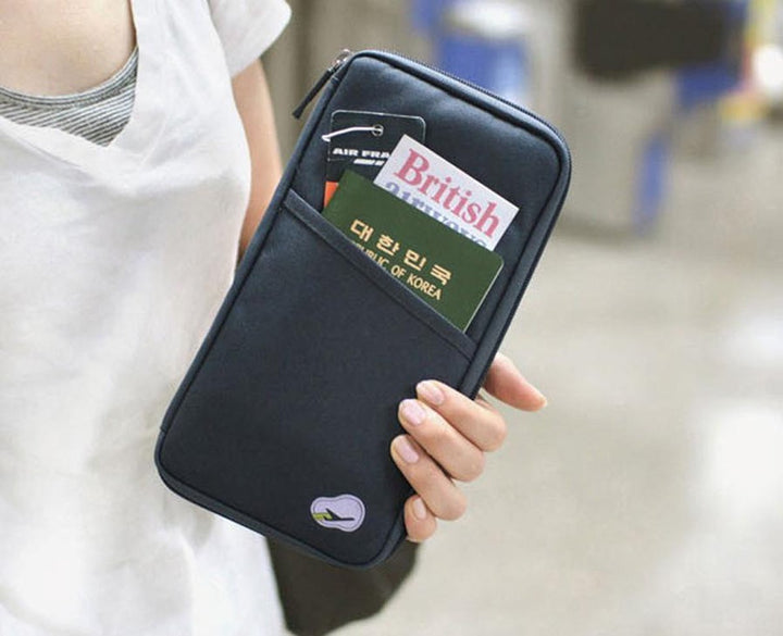 Translation missing: en.Document Travel Organizer - Travel Bag - Travel Wallet - Dark Blue