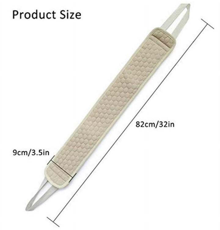 Translation missing: en.Loofah Back Sponge Scrubber - Exfoliating Shower Towel - Scrub Brush Shower Brush - Bath Brush Massage Brush - Scrub Massage Shower &amp; Bath Body Brush - White - 80cm