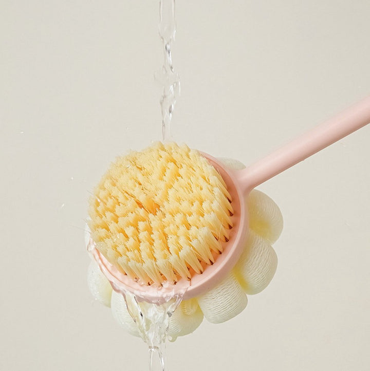 Translation missing: en.Bath Brush - 3 Pieces - Back Brush Shower with Long Handle - Body Brush - Double-Sided - Massage - Rich Lather - Back Scrubber - Shower Brush - Back Brush - Skin Brush - Exfoliating Back Brush - Bath &amp; Shower Accessories - Deep Cleansing