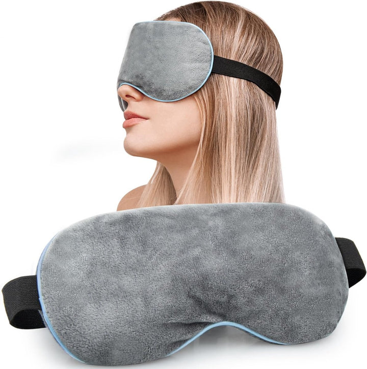 Translation missing: en.Luxury Sleep Mask - Memory Foam Sleep Mask - Steam Eye Mask - Blackout Eye Mask - Soothes the eyes - Adjustable - Blindfold - Silky Soft - Anti-Wrinkle - Ergonomic - Women and Men