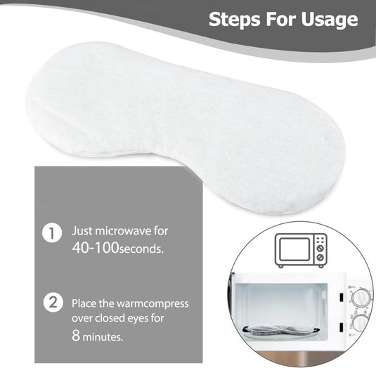 Translation missing: en.Luxury Sleep Mask - Memory Foam Sleep Mask - Steam Eye Mask - Blackout Eye Mask - Soothes the eyes - Adjustable - Blindfold - Silky Soft - Anti-Wrinkle - Ergonomic - Women and Men