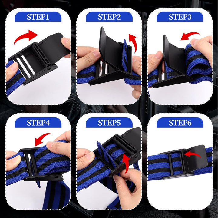 Translation missing: en.Resistance Bands - Resistance band - Booty bands - Fitness Elastic - Fitness Resistance Bands - Booty bands for training - Blood flow restriction bands - Adjustable BFR training bands - for training your glutes, squat, thighs - Blue