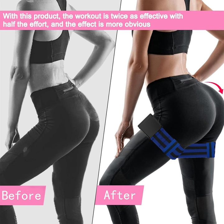 Translation missing: en.Resistance Bands - Resistance band - Booty bands - Fitness Elastic - Fitness Resistance Bands - Booty bands for training - Blood flow restriction bands - Adjustable BFR training bands - for training your glutes, squat, thighs - Blue