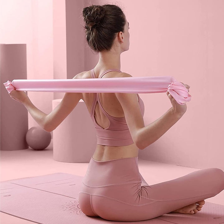 Translation missing: en.4 pieces - fitness resistance bands - yoga tension bands - elastic resistance bands - resistance bands - training bands - stretch band - exercise bands - strength training - yoga band - adjustable - for physiotherapy, yoga and pilates - 150*15 cm