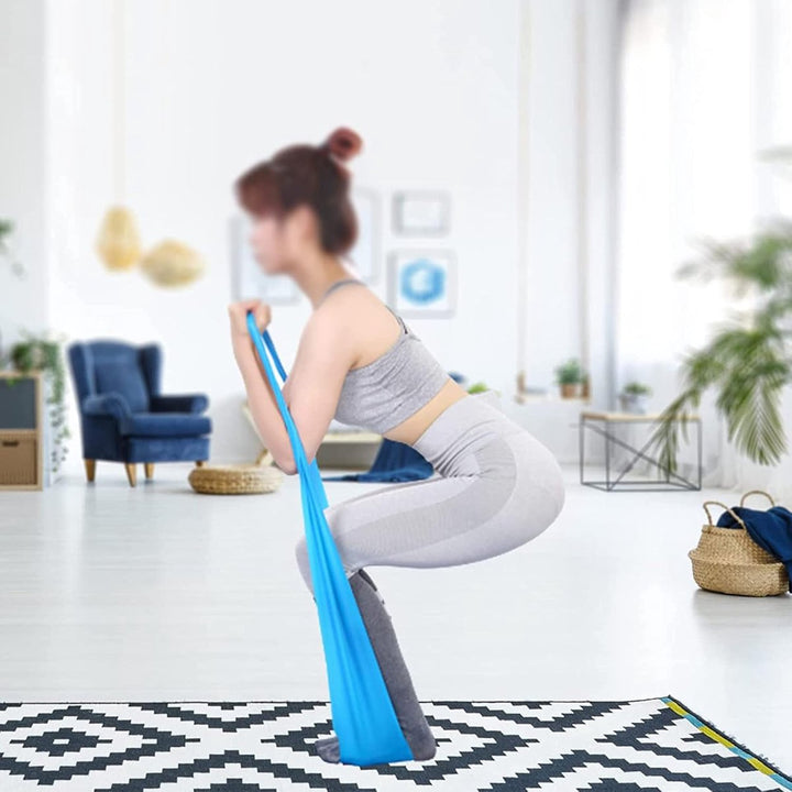 Translation missing: en.4 pieces - fitness resistance bands - yoga tension bands - elastic resistance bands - resistance bands - training bands - stretch band - exercise bands - strength training - yoga band - adjustable - for physiotherapy, yoga and pilates - 150*15 cm